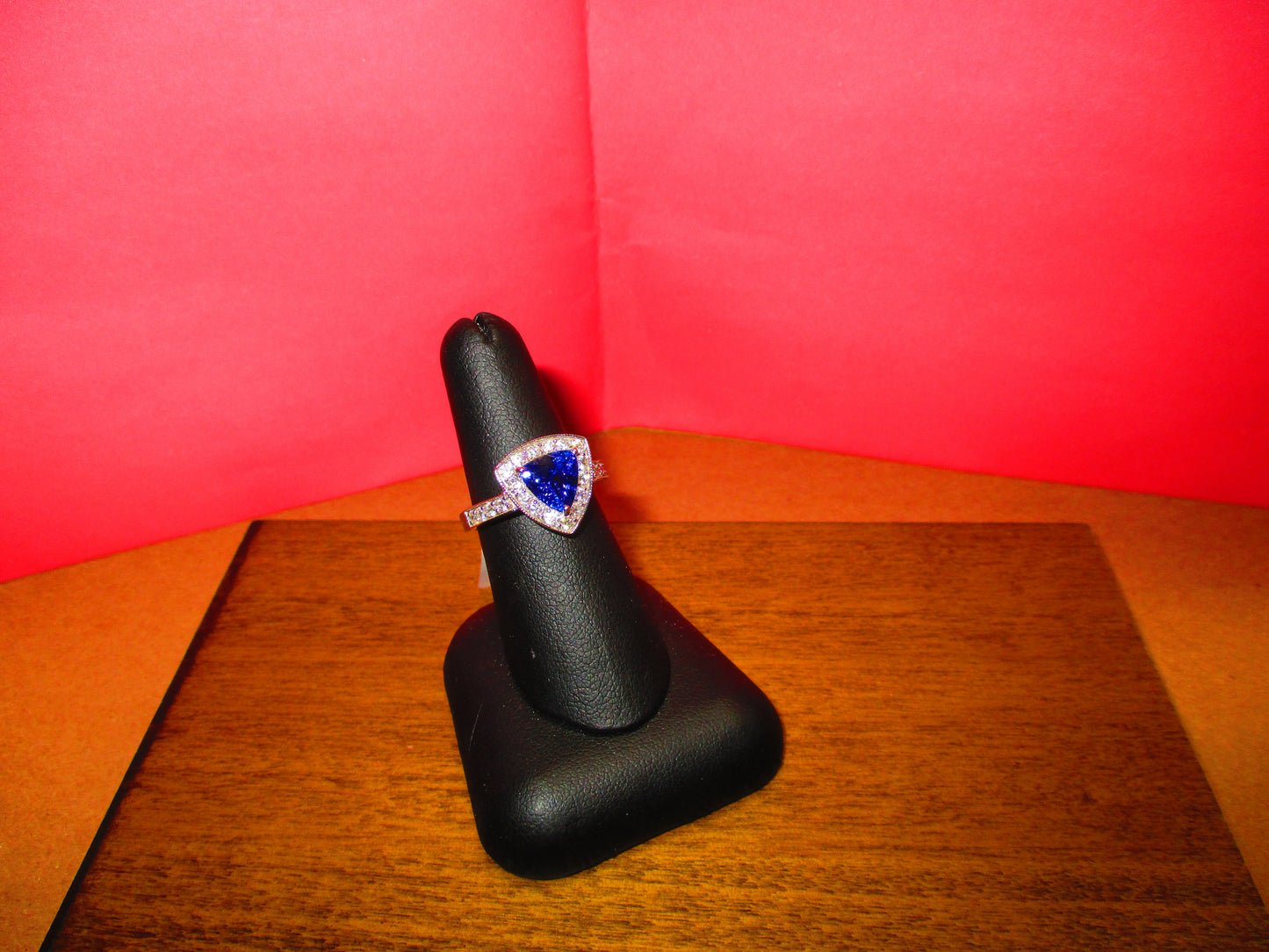 Trilliant Tanzanite Ring