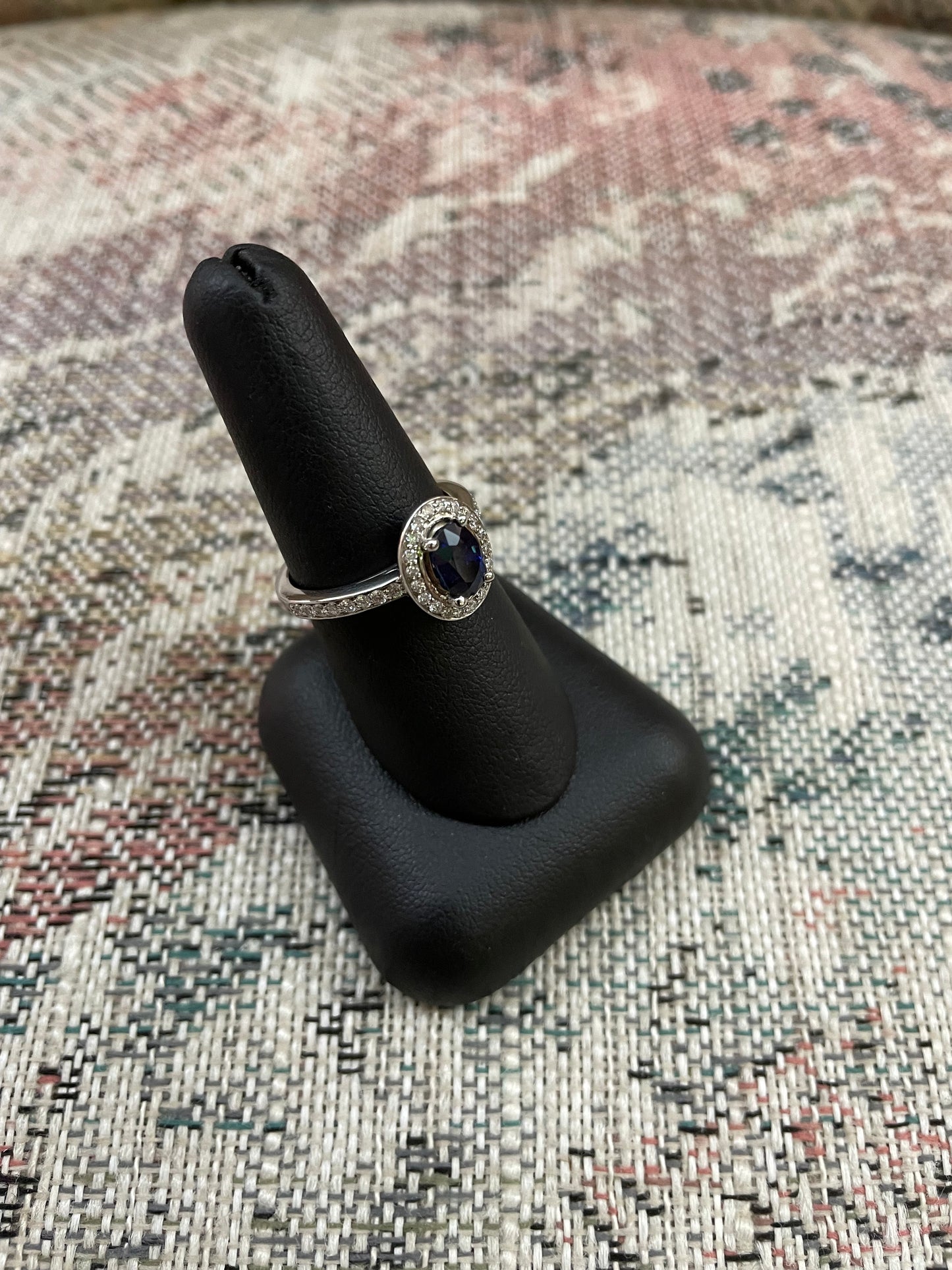 Sapphire and Diamond Ring